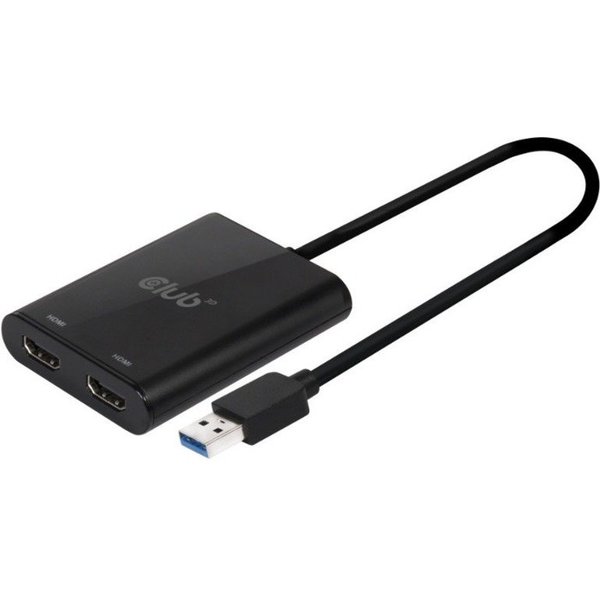 Club 3D B.V Usb A 3.1 Gen 1 To Hdmi 2.0 Dual Monitor Support 4K60Hz.Unique CSV-1474